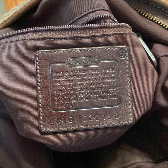 Coach Seude and Fabric Purse